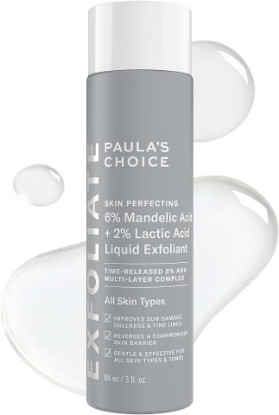 Picture of Paula's Choice 6% Mandelic + 2% Lactic Acid Liquid Exfoliant | Gentle AHA Exfoliation for Discoloration, Bumpy Texture & Radiance, for Sensitive Skin, Fragrance-Free