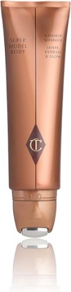 Picture of Charlotte Tilbury Super Model Body Highlighter - Hydrating Body Shimmer | Shimmer Lotion for a Glossy, Sculpted Glow - Glide Applicator Tip - Hyaluronic Acid, Vitamins C & E, Summer & Festival Looks