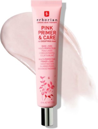 Picture of Erborian Pink Primer & Care, Multifunctional Pore‑Blurring Cream & Hydrating Rosy Makeup Base, Moisturizing and Smoothing Effects, Korean Skincare
