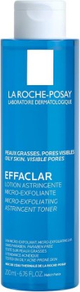 Picture of La Roche-Posay Effaclar Astringent Face Toner for Oily Skin, 6.76oz | Micro exfoliating toner with LHAs & glycerin. Helps minimize apperance of pores and smooth skin texture, for oily skin.