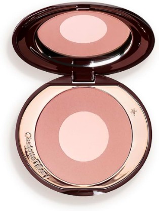Picture of Charlotte Tilbury Cheek to Chic Powder Blush - Two-Tone Cheek Makeup with a Radiant, Luminous Finish - Buildable Color that Smooths, Buffs & Blends for a Light Reflecting Glow