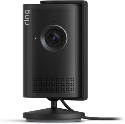 Picture of Ring Indoor Cam Plus (newest model), Home or business security, Retinal 2K for crisp, true-to-life video quality, 4x Enhanced Zoom, Low-Light Sight, Black Recycled Content Certification for Electrical and Electronic Equipment
