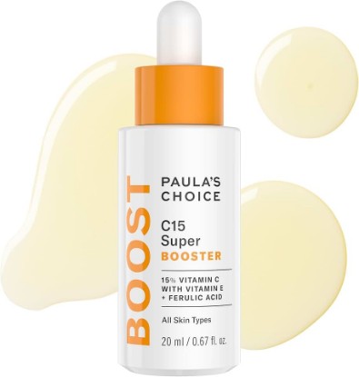 Picture of Paula's Choice BOOST C15 Super Booster 15% Vitamin C Face Serum | Daily Serum with Vitamin E & Ferulic Acid for Discoloration & Glow, Fragrance-Free
