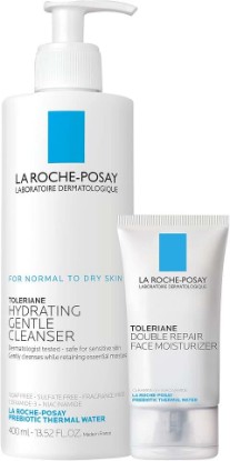 Picture of La Roche-Posay Toleriane Hydrating Gentle Facial Cleanser, with Niacinamide | Face cleanser with niacinamide & ceramides, safe for sensitive skin. Daily face wash for normal to dry skin, fragrance free.