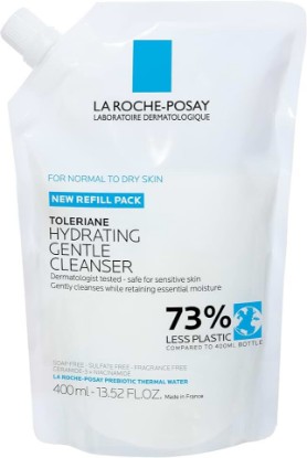 Picture of La Roche-Posay Toleriane Hydrating Gentle Facial Cleanser, with Niacinamide | Face cleanser with niacinamide & ceramides, safe for sensitive skin. Daily face wash for normal to dry skin, fragrance free. Cradle to Cradle Certified