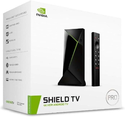 Picture of NVIDIA Shield Android TV Pro | 4K HDR Streaming Media Player High Performance, Dolby Vision, 3GB RAM, 2X USB, Works with Alexa, Model:945-12897-2500-101