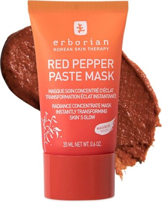 Picture of Erborian Red Pepper Paste Face Mask - Energizing & Radiance Boosting Facial Mask for Hydration & Glow with Vitamins C & E, Antioxidants & Soothing Liquorice Extract - Korean Skin Therapy