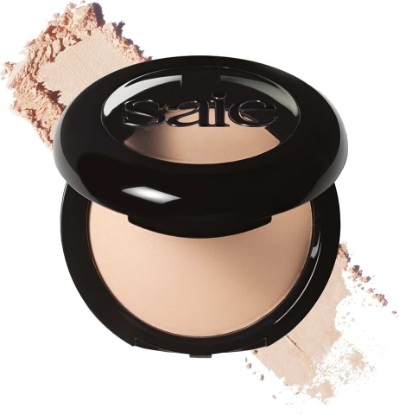 Picture of Saie Slip Tint Baked Setting Powder - Translucent Powder for Face Makeup with a Natural-Radiant Finish - Blurs, Brightens & Smooths Complexion - Translucent 2 - Light to Medium (0.24 oz)