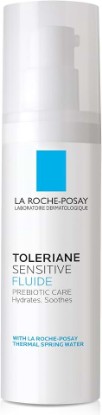 Picture of La Roche-Posay Toleriane Sensitive Fluide Face Moisturizer, 1.35oz | Lightweight oil-free face moisturizer with glycerin & antioxidants for sensitive skin. Daily face cream with a gentle feel.