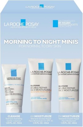 Picture of La Roche Posay, Morning To Night Moisturizing Minis Three Piece Kit, 1 Kit