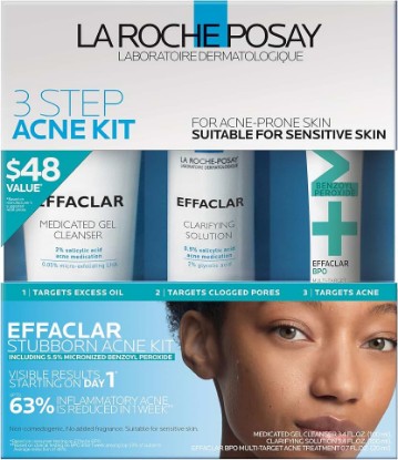 Picture of La Roche Posay, Effaclar Stubborn Acne 3 Piece Kit, 1 Kit