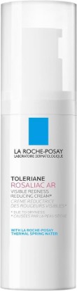 Picture of La Roche-Posay Toleriane Rosaliac AR Redness Face Cream, 1.35oz | Color correcting face cream with green pigments. Soothing, hydrating, & helps reduce visible redness, for sensitive skin