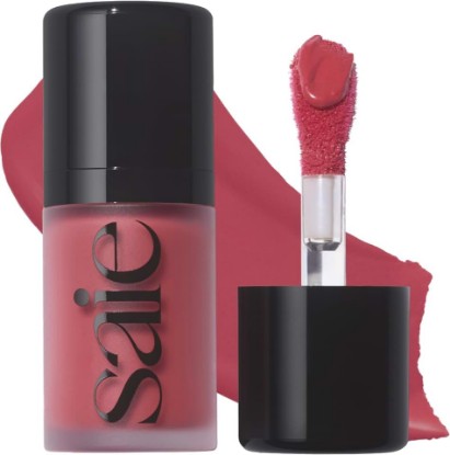 Picture of Saie Mini Dew Liquid Blush for Cheeks, Travel Size, Chilly (.24 oz) | Mini Hydrating Liquid Cream Blush Stick with Skin-Loving Formula, Blendable, Dewy Blush for a Natural, Streak-Free Cheek Tint
