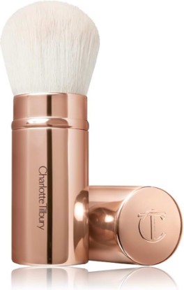 Picture of Charlotte Tilbury The Air-Brush Bronzing Brush, Travel Friendly | Kabuki-Style Retractable Brush for Seamless, Airbrushed Finish - Designed for Airbrush Bronzer - Portable, Makeup on the Go
