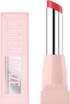 Picture of MAYBELLINE Lifter Glaze Oil Balm with Hyaluronic Acid and Hydrating Oil Blend, Lip Balm with 24HRs of Smooth, Moisturizing Shine, Peach Quench (Sheer Peach Nude)