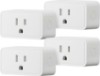 Picture of Amazon Basics Smart Plug, Works with Alexa Only, Voice Control, Remote APP Control, Schedule, Compact Design, Versatile, 2.4 GHz Wi-Fi, No Hub Required, 4-Pack, White