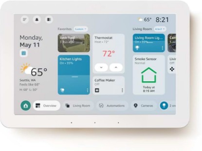 Picture of Amazon Echo Hub (newest model), 8", Redesigned with customizable control and Alexa+, Compatible with thousands of devices Reducing CO2