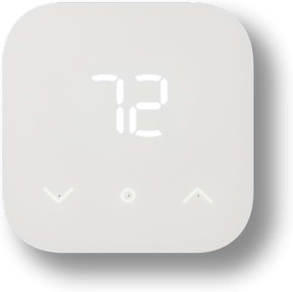Picture of Amazon Smart Thermostat, Save money and energy, Works with Alexa and Ring, C-wire required ECOLOGO
