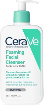 Picture of CeraVe Foaming Facial Cleanser, 12 Ounce
