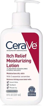 Picture of CeraVe Itch Relief Moisturizing Lotion, 8 oz, Dry Skin Relief, Fragrance-Free (Pack of 2)