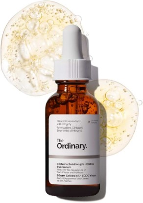 Picture of The Ordinary Caffeine Solution 5% + EGCG Eye Serum, Depuffing Eye Serum for Dark Circles and Tired Eyes