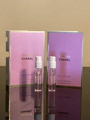 Picture of CHANEL Set of 2 - Chance Eau Tendre for Women, Eau De Parfum Spray 0.05oz/1.5ml Vial Sampler