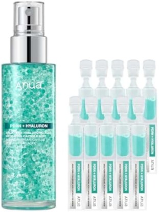 Picture of ANUA PDRN Mist & Serum Duo | Collagen Glow Facial Serum Spray & Hyaluronic Acid Capsule 100 Serum, Travel Size, Korean Skincare