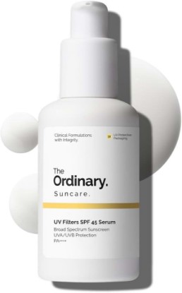 Picture of The Ordinary UV Filters SPF 45 Serum Sunscreen for Face, Lightweight Hydrating Broad-Spectrum Sunscreen, UVA/UVB Protection, Non-Comedogenic, No White Cast, 2 Fl Oz
