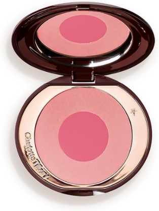Picture of Charlotte Tilbury Cheek to Chic Powder Blush - Two-Tone Cheek Makeup with a Radiant, Luminous Finish - Buildable Color that Smooths, Buffs & Blends for a Light Reflecting Glow