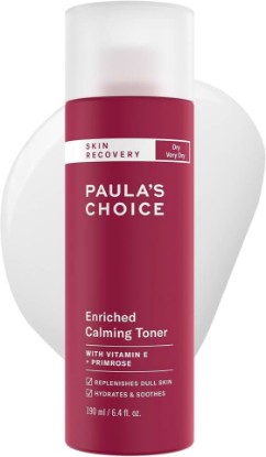 Picture of Paula's Choice Skin Recovery Calming Toner for Sensitive Skin, 6.4 Fl Oz | Soothing Toner with Hyaluronic Acid, Vitamin E & Primrose, Hydrates & Replenishes Dry, Sensitive Skin, Fragrance-Free