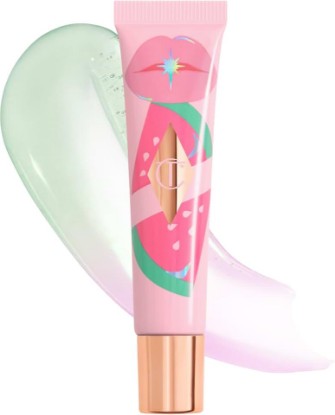 Picture of Charlotte Tilbury Healthy Glow Nectar Lip Oil - Sheer Tinted Lip Gloss Oil with Hyaluronic Acid & Vitamin E - Leaves Lips with a High-Shine Glaze & Lasting Hydration