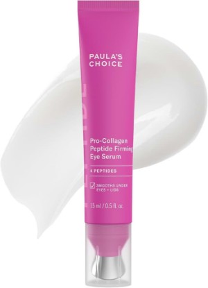 Picture of Paula's Choice Pro-Collagen Peptide Firming Eye Serum, 0.5 Fl Oz | All-in-One Hydrating Eye Treatment, Cooling Applicator Targets Puffiness, Smooths Fine Lines & Crow's Feet