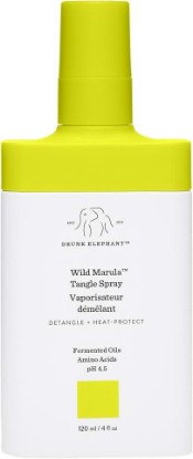 Picture of Drunk Elephant Wild Marula Tangle Spray - 120 ml/4 fl oz - Detangler and Heat Protectant - Clean Clinical - Sulfate-Free - Cruelty-Free - Dermatologist-Tested - Free of Essential Oils, Silicones, SLS