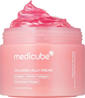 Picture of medicube Jelly Cream with Collagen & Niacinamide, 3.71 fl.oz | Collagen Jelly Cream by Medicube for Women - 3.7 oz Cream