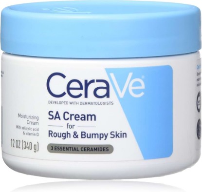 Picture of CeraVe Sa cream | 12 ounce | renewing salicylic acid body cream for rough and bumpy skin | fragrance free, 12 Ounce