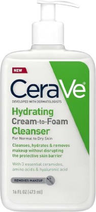 Picture of CeraVe Hydrating Cream-to-Foam Cleanser 473ml