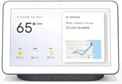 Picture of Google Nest Hub (1st Gen) | 7" Smart Display with Google Assistant | Voice Control for Smart Home Devices | YouTube, Spotify | Wi-Fi & Bluetooth Enabled (Charcoal)