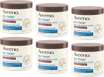 Picture of Aveeno Skin Relief Moisturizing Cream, Pack of 6
