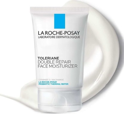 Picture of La Roche-Posay Toleriane Double Repair Face Moisturizer, 3.38oz | Daily face cream with glycerin, niacinamide and ceramide for all skin types. Oil free and fragrance free. Cradle to Cradle Certified