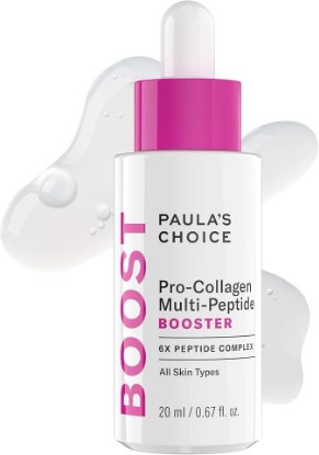 Picture of Paula's Choice Pro-Collagen Multi-Peptide Booster Face Serum, 0.67 Fl Oz | Plumping & Firming Serum with Hyaluronic Acid & Amino Acids for Wrinkles & Fine Lines, Fragrance-Free