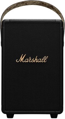 Picture of Marshall Tufton Portable Bluetooth Speaker, Black & Brass