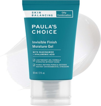 Picture of Paula's Choice SKIN BALANCING Invisible Finish Gel Moisturizer, 2 Fl Oz | Lightweight Gel Cream with Niacinamide & Hyaluronic Acid for Large Pores & Oily Combination Skin, Fragrance-Free