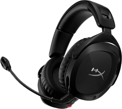 Picture of HyperX Cloud Stinger 2 - Wireless Gaming Headset – Compatible with PC. Noise-cancelling Swivel-to-mute Microphone, Comfortable Memory Foam, UP to 20 hours of battery life,Black