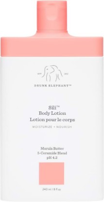 Picture of Drunk Elephant Sili Body Lotion - 240 ml/8 fl oz - Lightweight Daily Lotion - Clean Clinical Skincare - Cruelty-Free - Dermatologist Tested - Free of Essential Oils, Silicones, and Fragrance