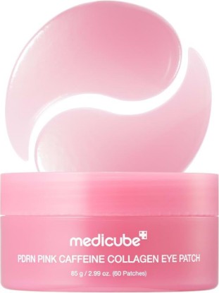 Picture of medicube Eye Patch PDRN Caffeine Collagen - Firming Gel Patches, | Age-Defying Care with Retinol & Collagen - Gel Patches for the Appearance of Dark Circles, Undereye Bags, Korean Skincare