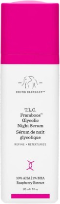 Picture of Drunk Elephant T.L.C. Framboos Glycolic Serum - Exfoliating AHA Serum - Clean Clinical Skincare - Cruelty-Free - Dermatologist-Tested - Free of Essential Oils, Silicones, and Fragrance