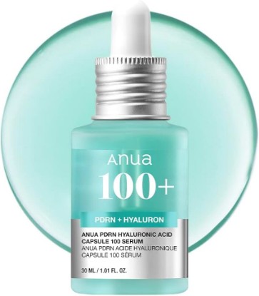 Picture of ANUA PDRN Hyaluronic Acid Capsule 100 Serum, 1.01 fl.oz | Radiant Face Serum, Salmon DNA, Hyaluronic Acid, Hydration, Moisture Plumping Effect, Lightweight, Glass Skin