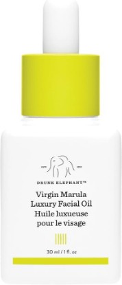 Picture of Drunk Elephant Virgin Marula Luxury Facial Oil - 30 ml/1 fl oz - Face Oil - Clean Clinical Skincare - Cruelty-Free - Dermatologist-Tested - Free of Essential Oils, Silicones, and Fragrance