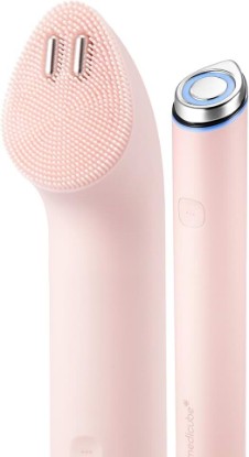 Picture of medicube Mini Booster Pro Plus Cleansing Device Set - Portable, Pink | 2-in-1 Facial Cleansing & Skincare Device - Pore & Excess Sebum, Skincare Booster with 3 Modes, Korean Facial Device, Pink
