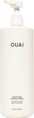 Picture of OUAI Thick Hair Conditioner - Salon Size Moisturizing Conditioner (32 Oz) | For Dry, Frizzy Hair, Keratin, Marshmallow Root, Shea Butter & Avocado Oil, Paraben, Phthalate & Sulfate Free